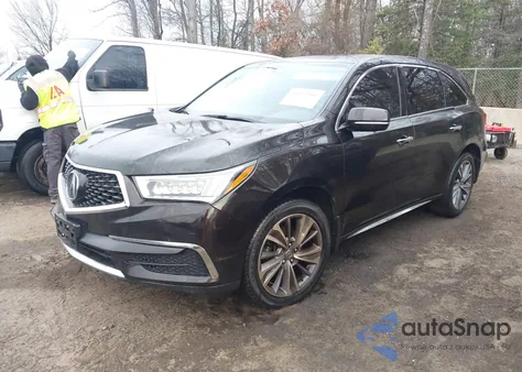 2017 Acura Mdx Technology Package z USA, uszkodzony, nr VIN 5FRYD4H57HB042448